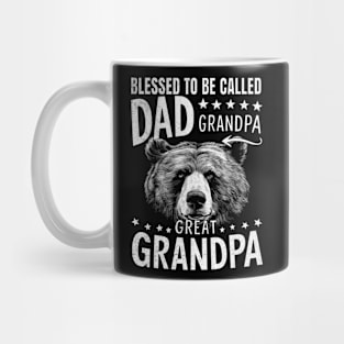 Blessed To Be Called Dad Grandpa Great Grandpa Father's Day Mug